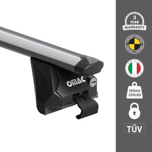 Volkswagen ID4 Roof Rack - Omac - OMAC Basic V2 Flush - Silver 